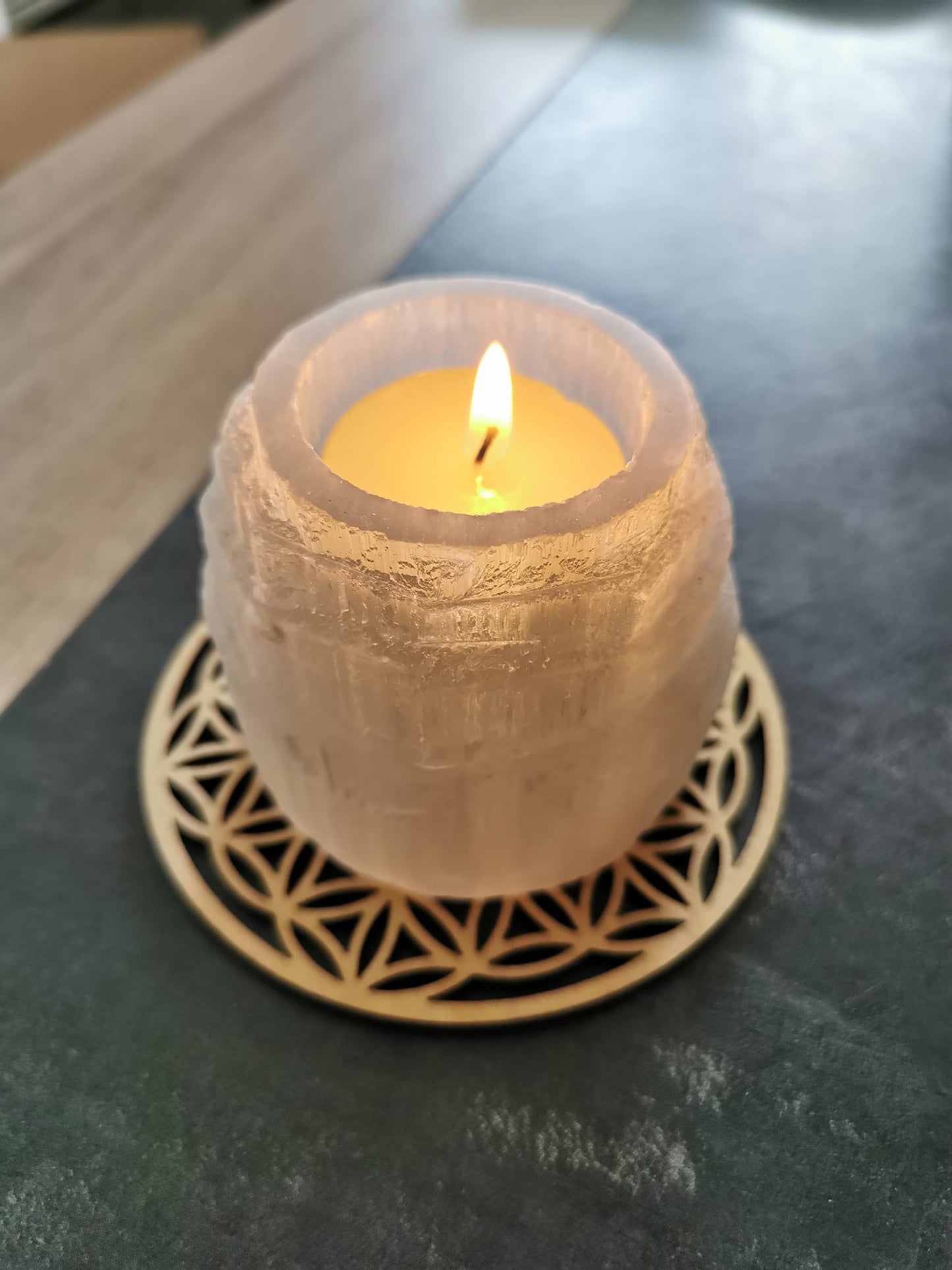 Fleur de vie en bois
