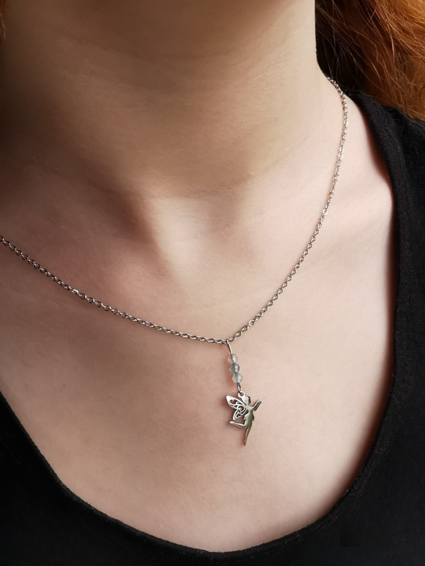 Collier Fée Envol Magique - Pierre naturelle