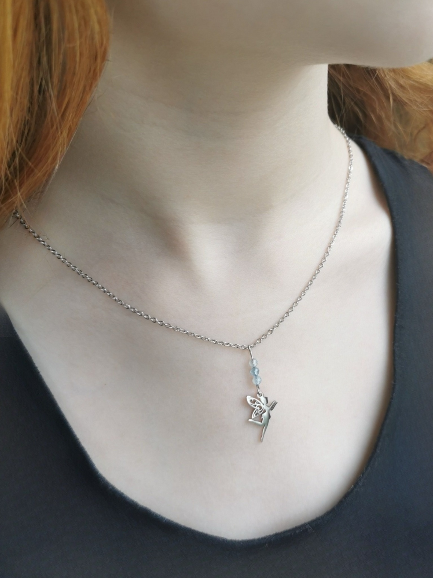 Collier Fée Envol Magique - Pierre naturelle