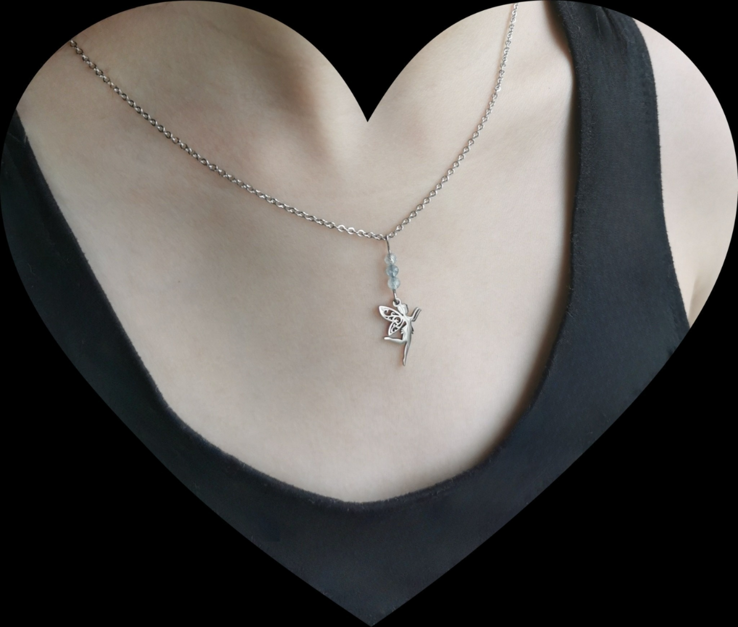 Collier Fée Envol Magique - Pierre naturelle