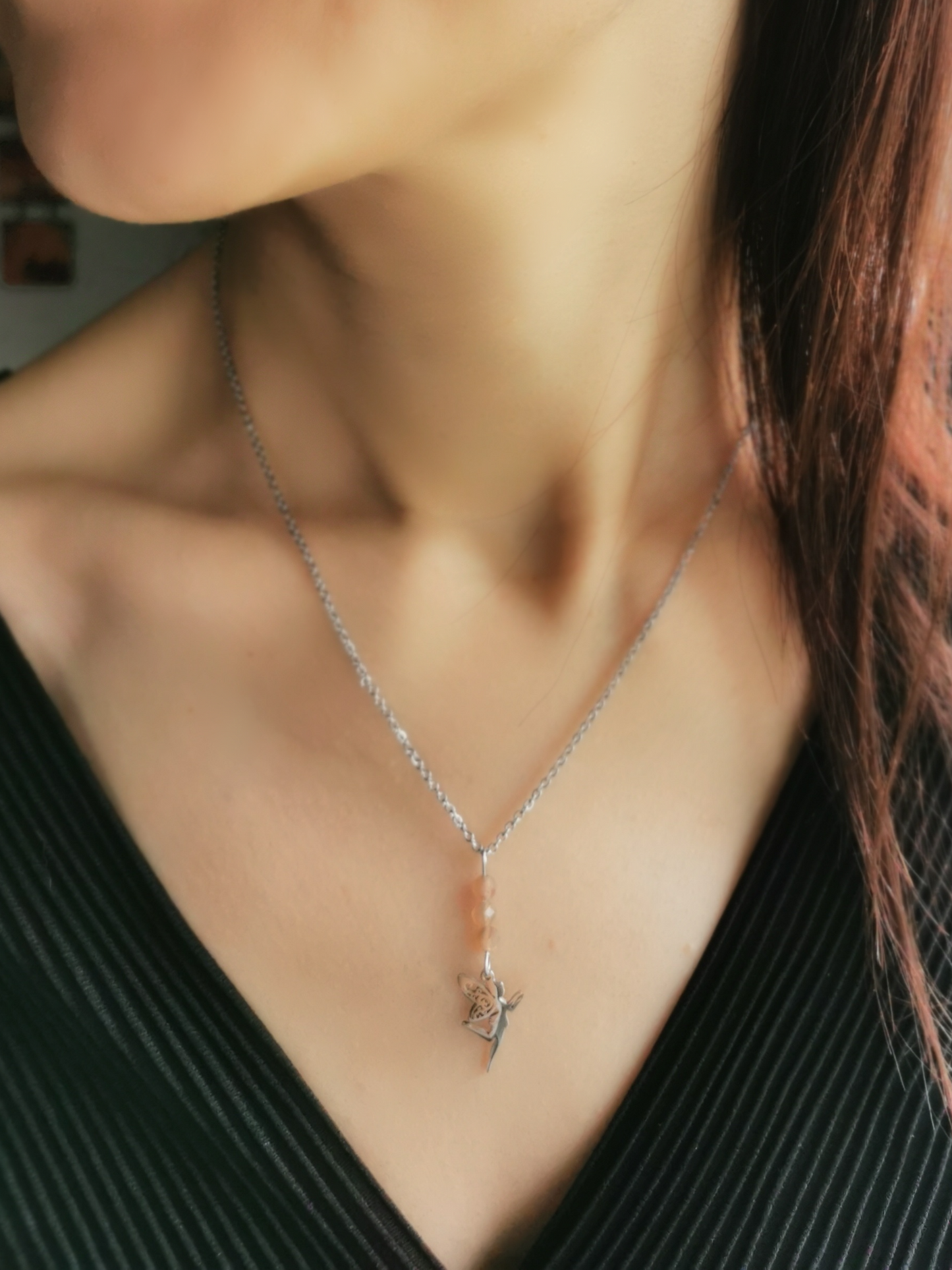 Collier Fée Envol Magique - Pierre naturelle