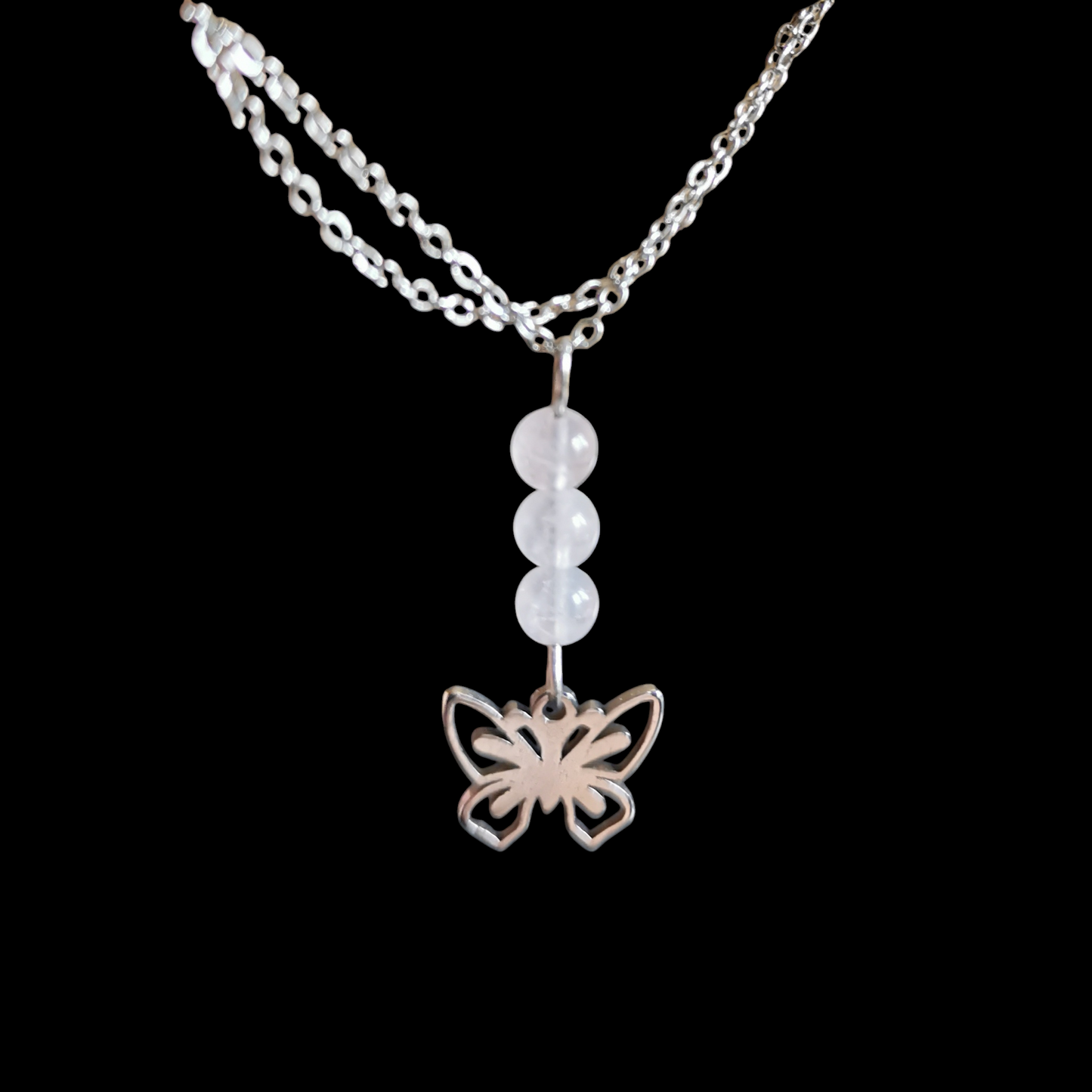 Collier Jardin Secret en pierres naturelles