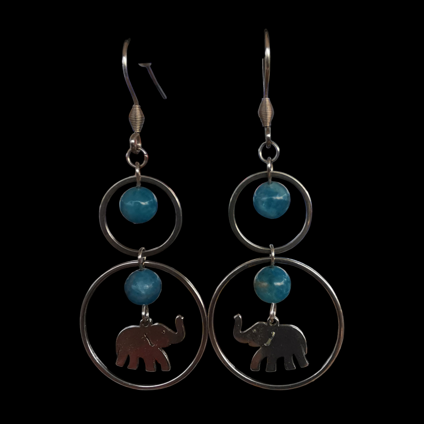 Boucles d'oreilles Anima - pierre naturelle