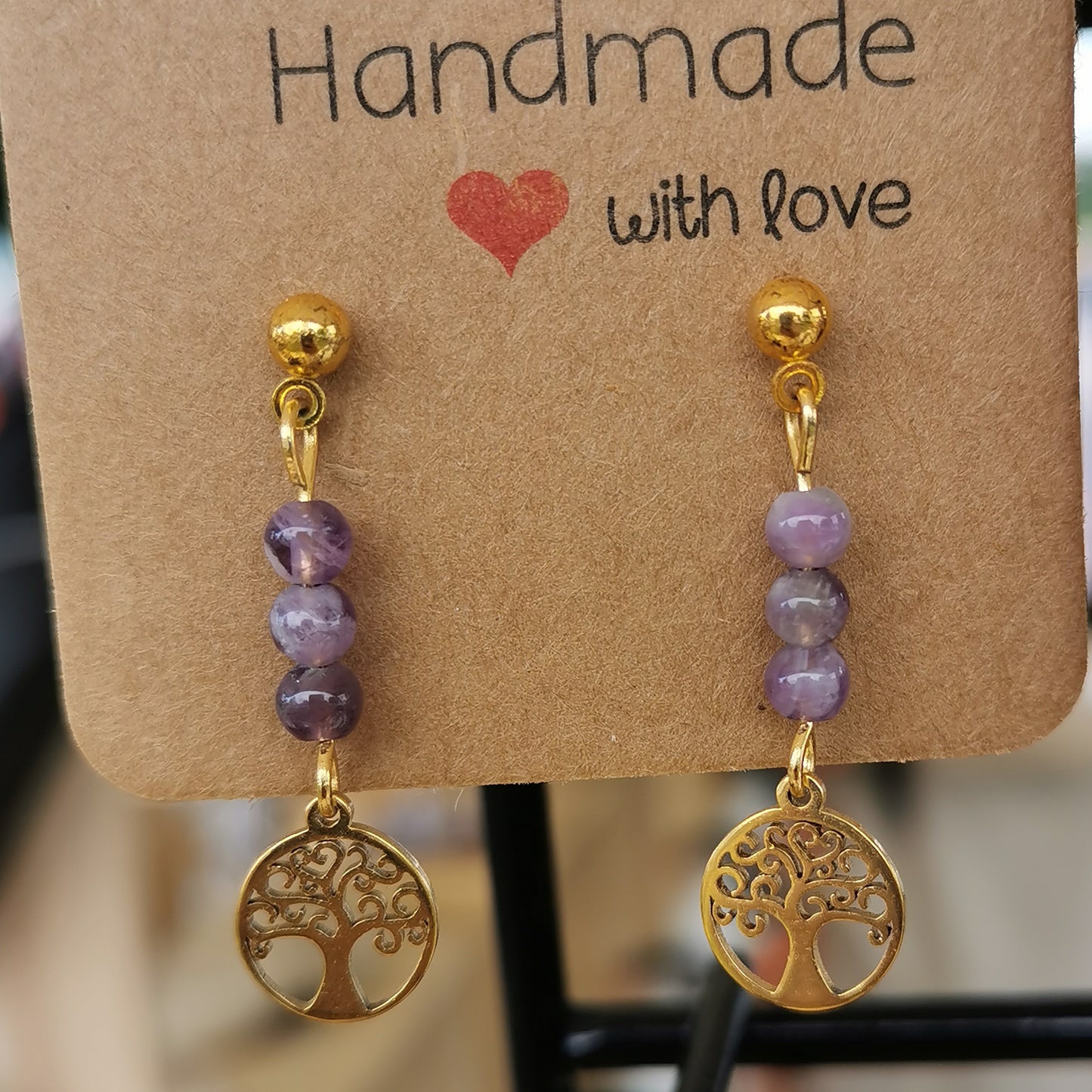 Boucles d'oreilles Arbre de Vie