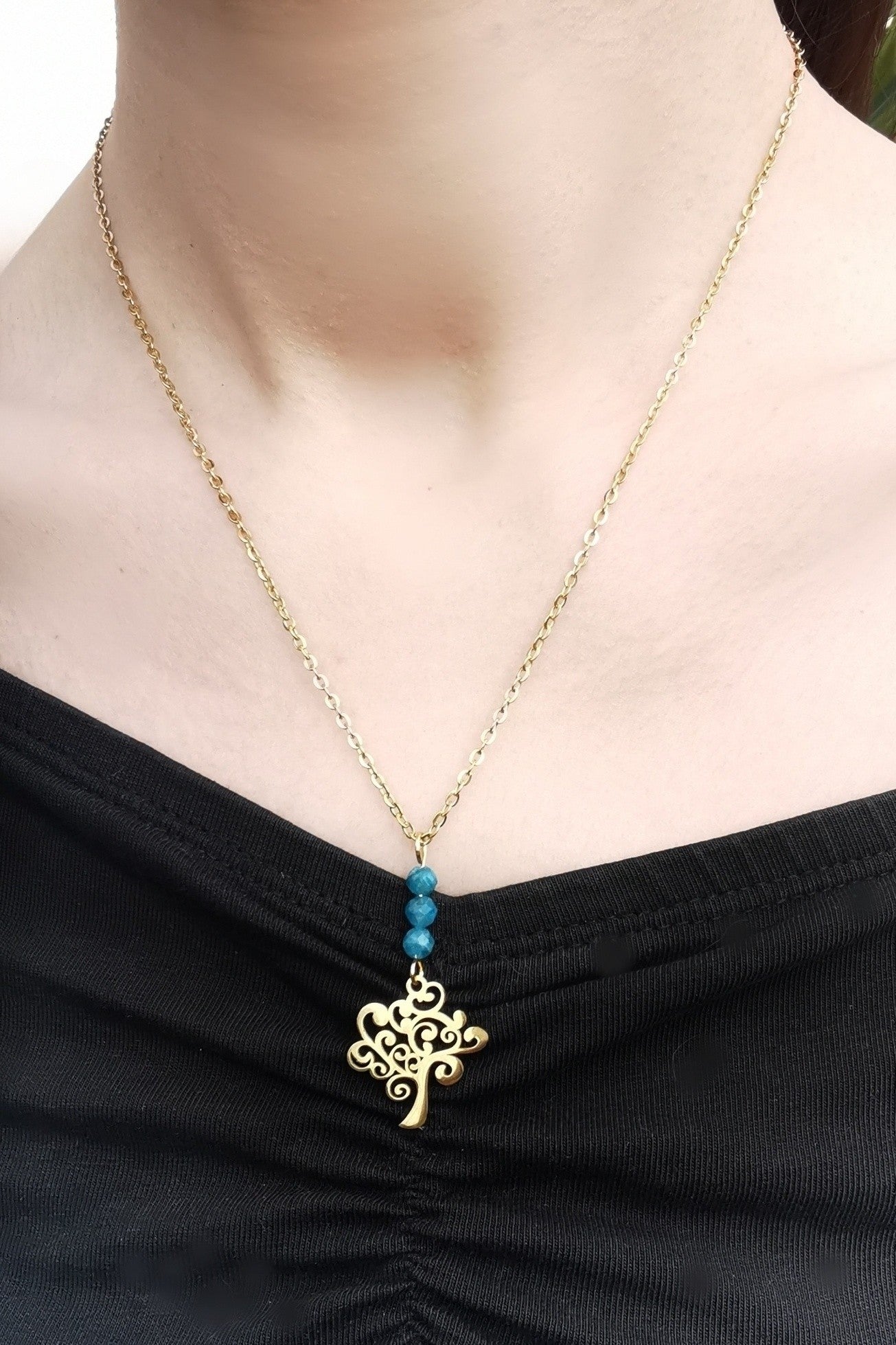 Parure Arbre de Vie - Pierre Naturelle