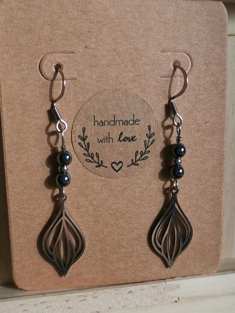 Boucles d'oreilles en pierres naturelles