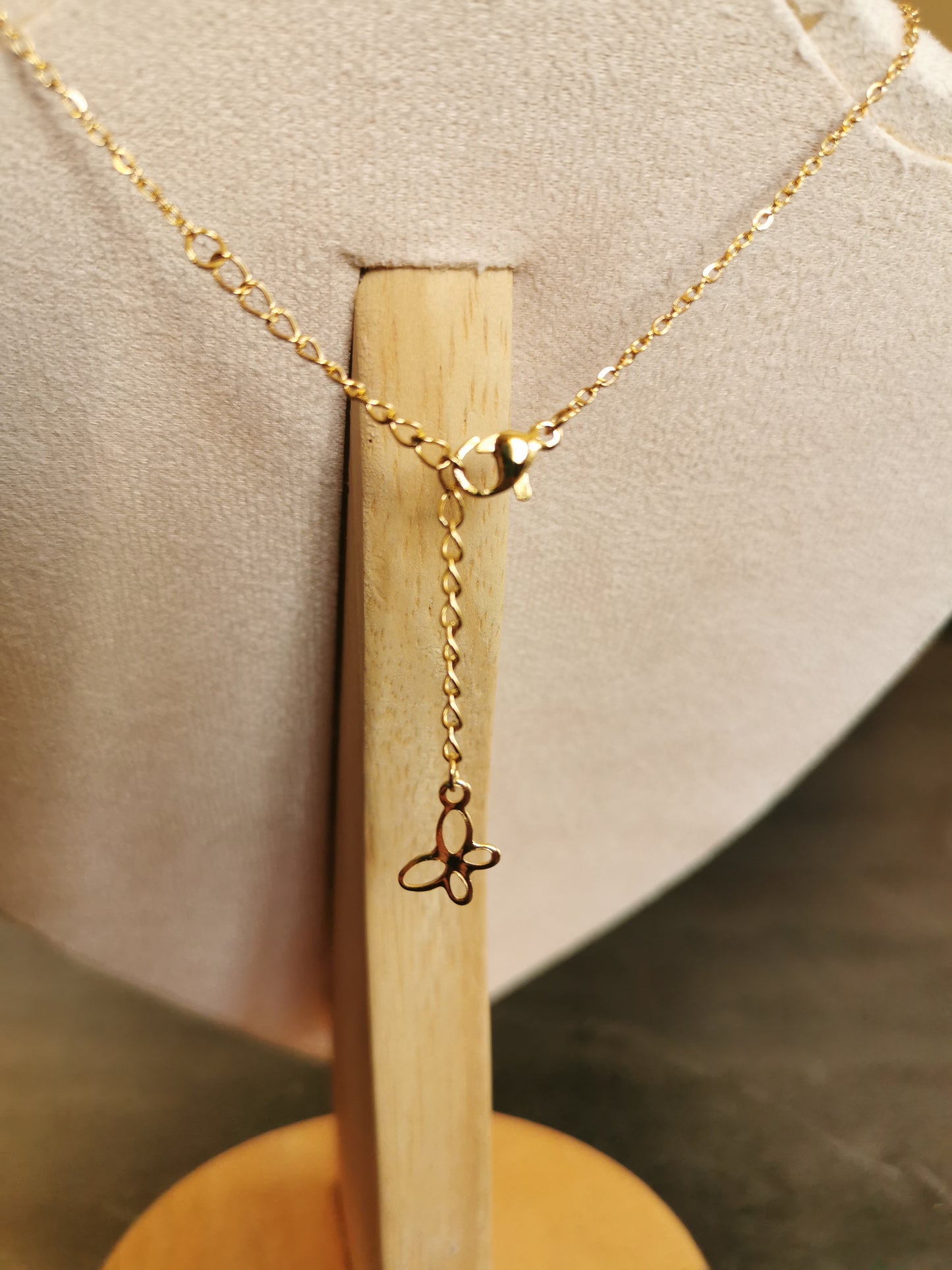 Collier Papillon Clé de sol