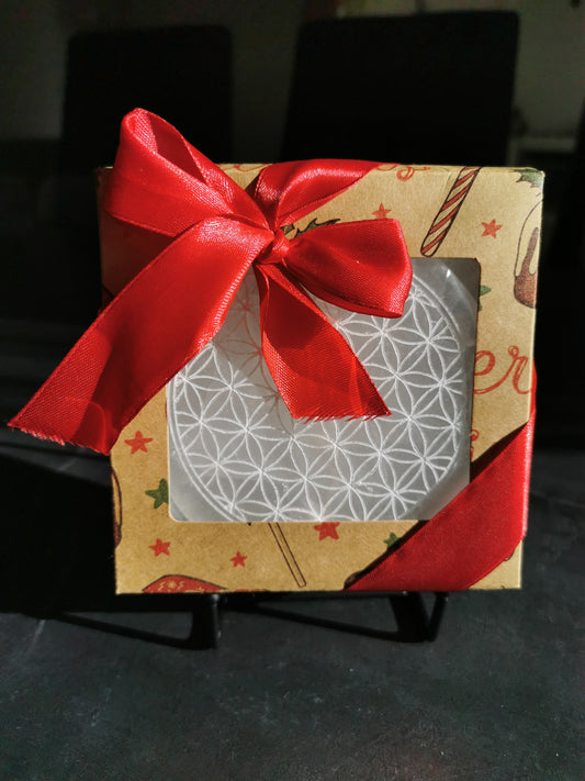 Coffret cadeau Lumière & Bien-être Sélénite apaisante