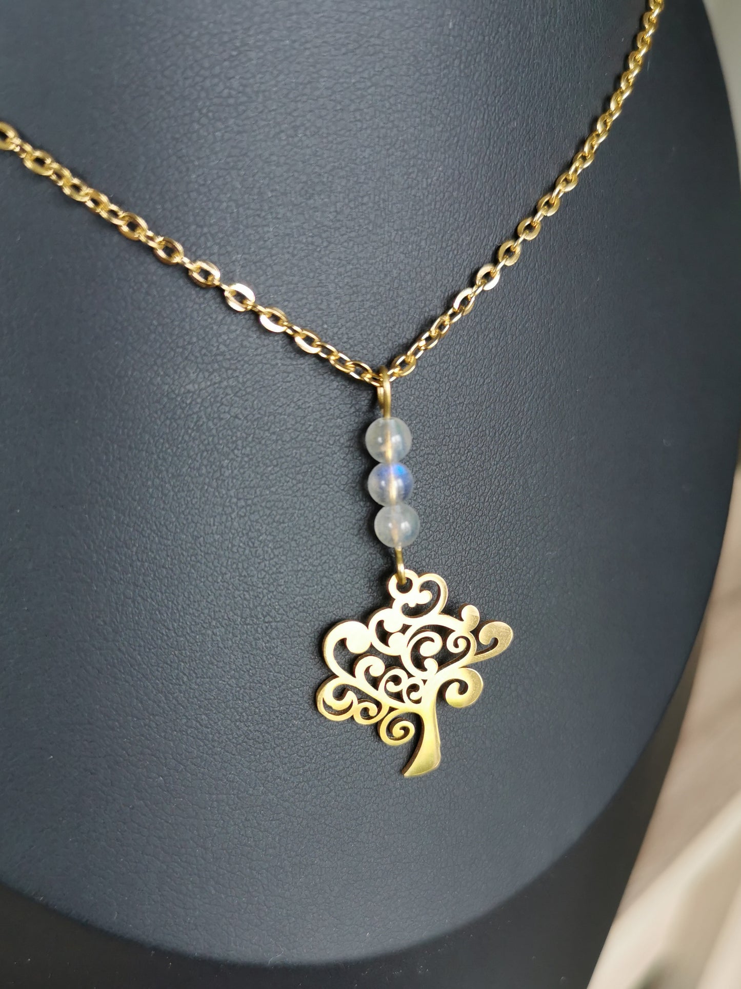 Parure Arbre de Vie - Pierre Naturelle