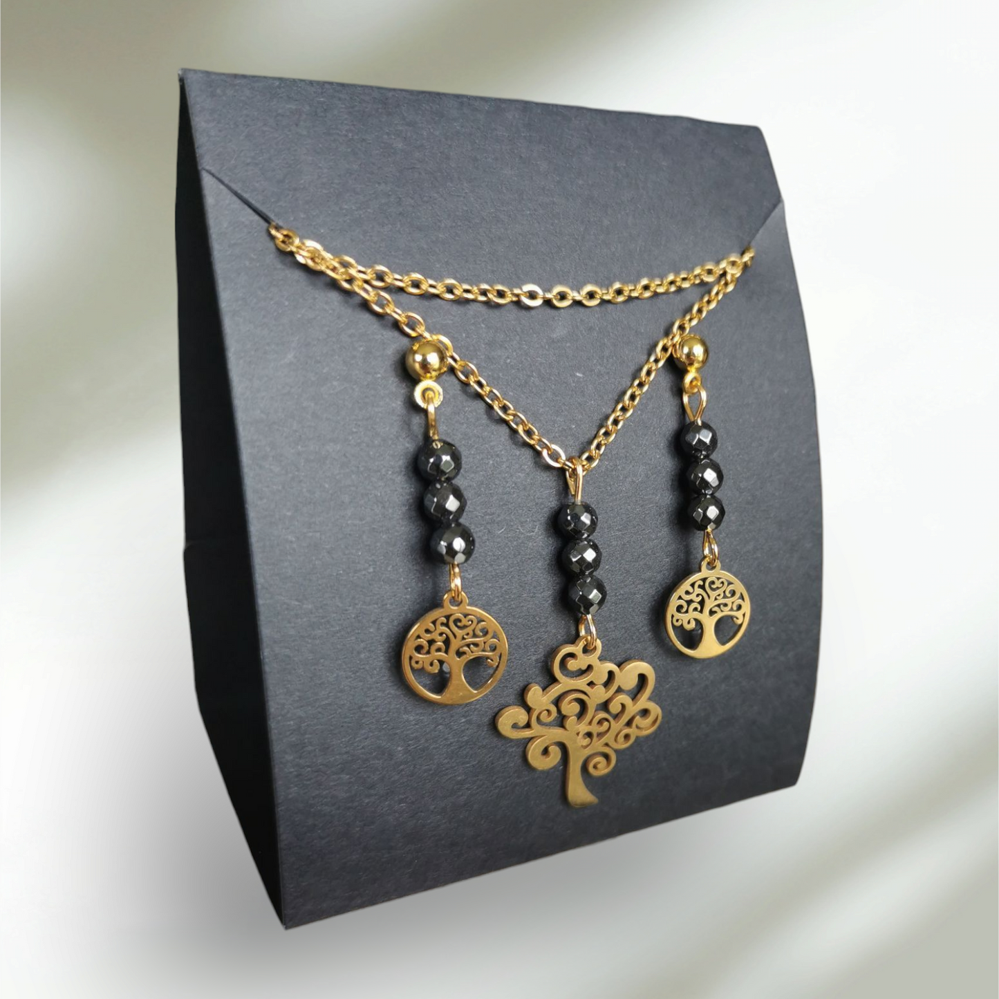 Parure Arbre de Vie - Pierre Naturelle