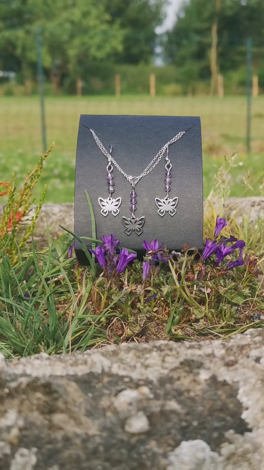 Parure Jardin Secret - Pierre naturelle