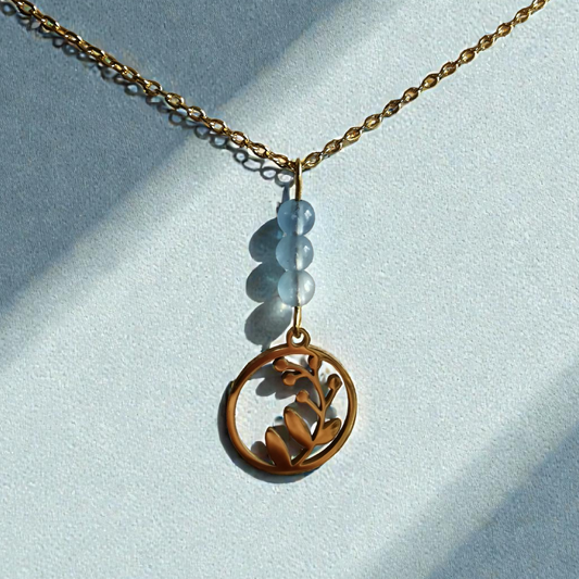 Collier Feuillage rond