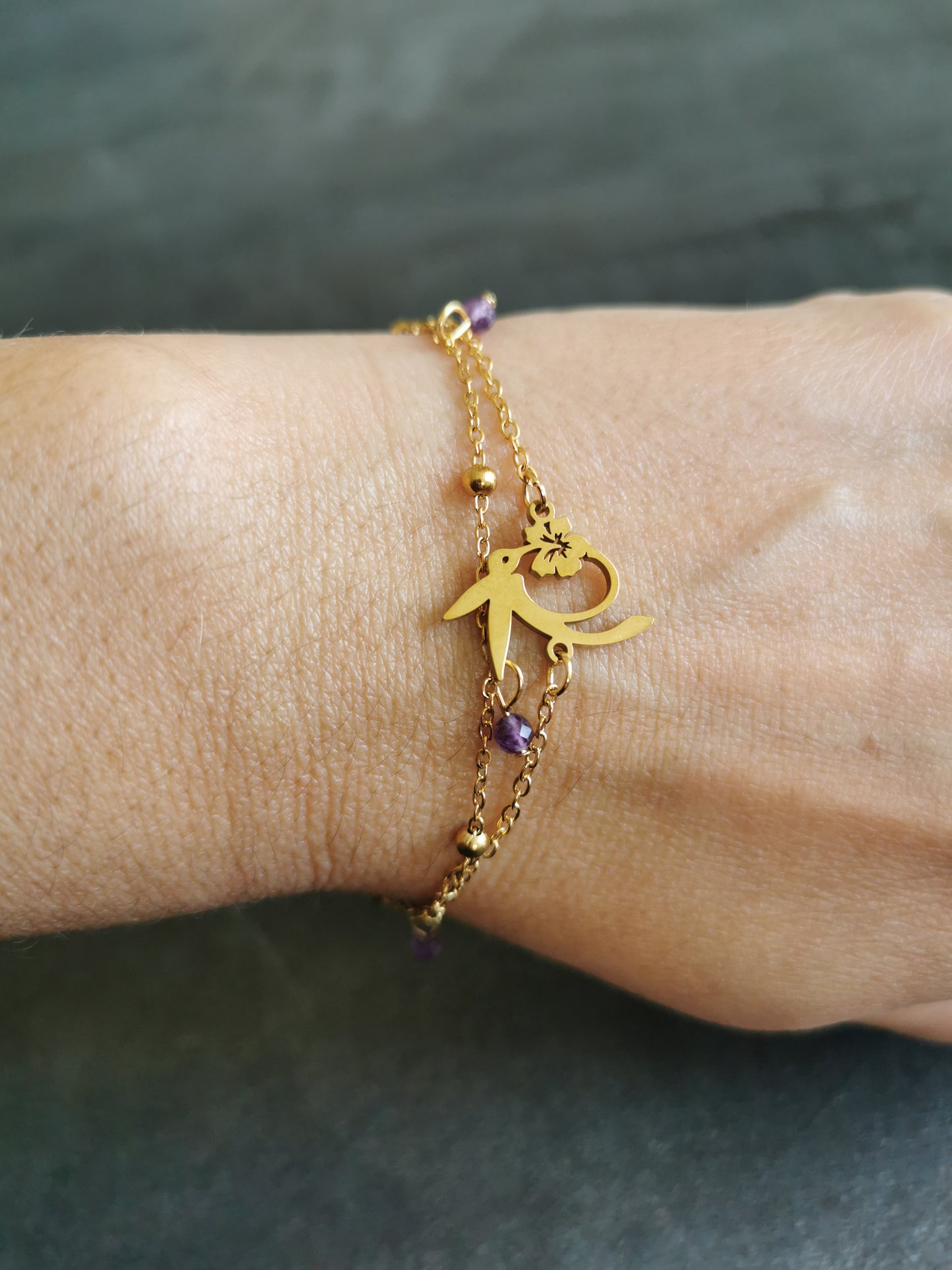 Bracelet réglable Colibri