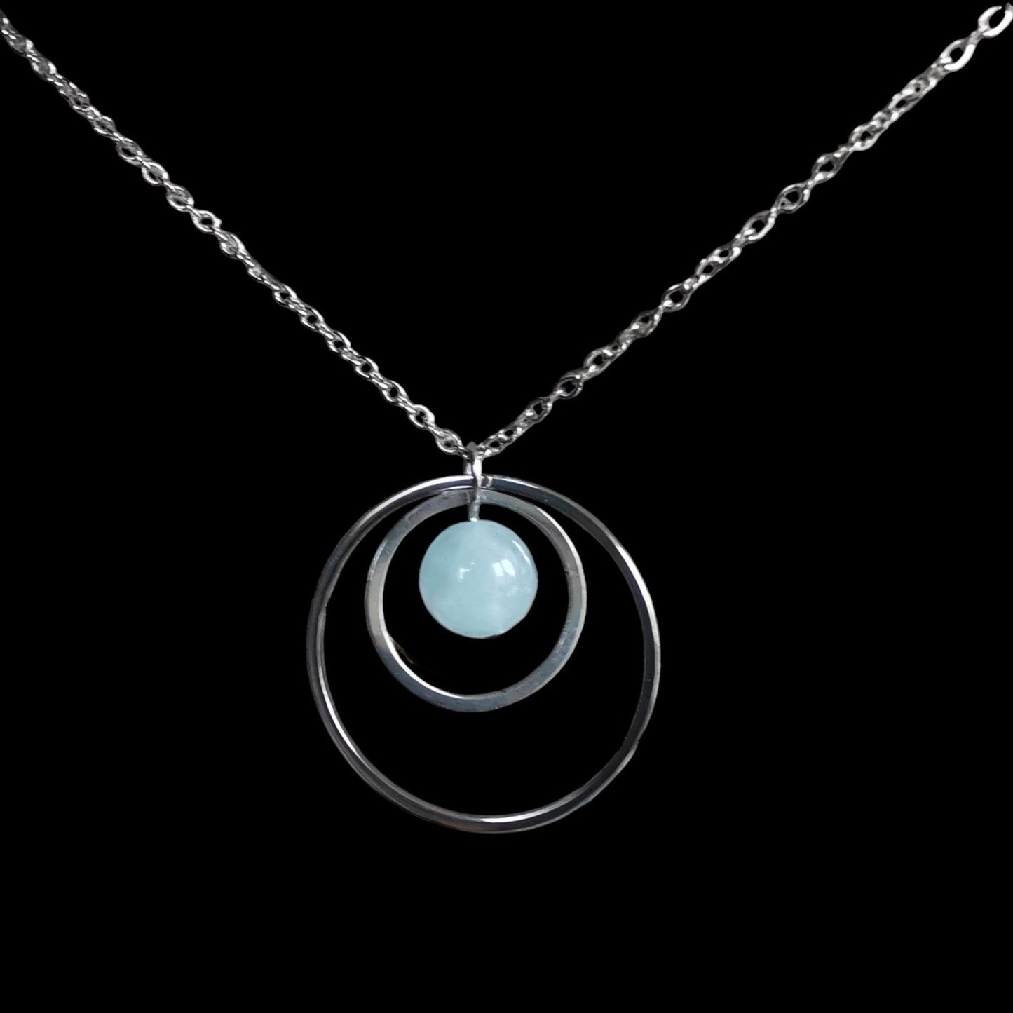 Collier Saturne - Pierres naturelles