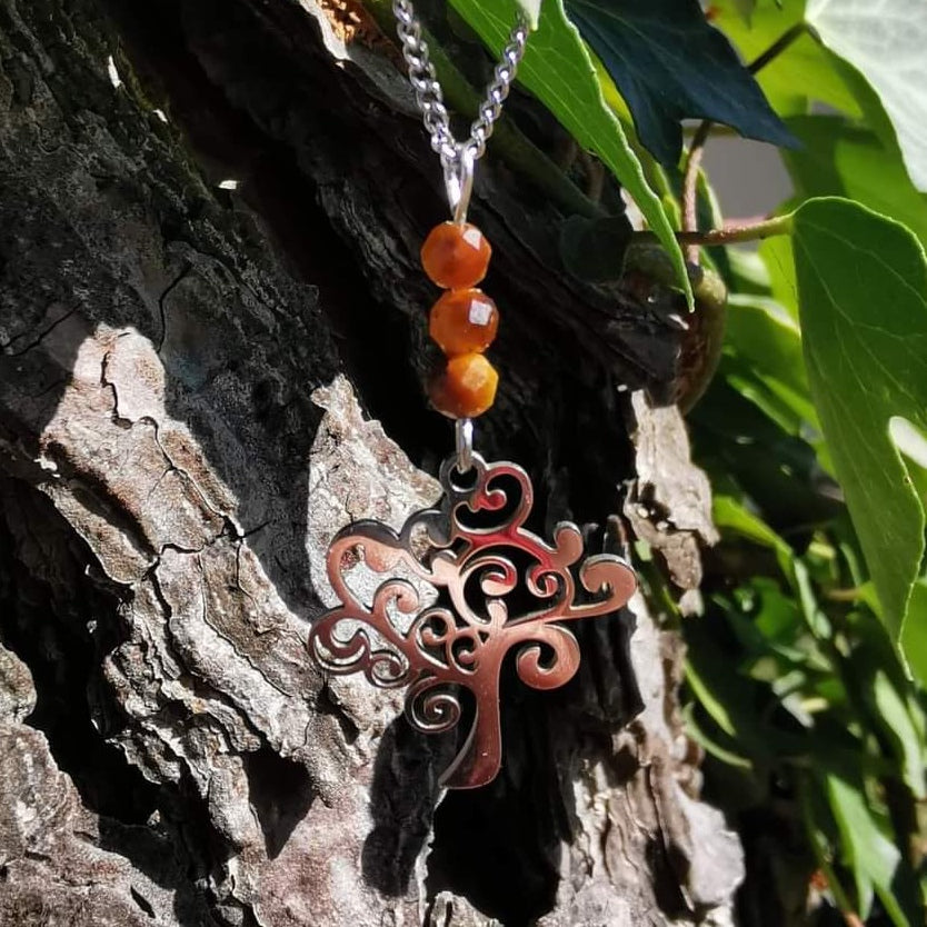 Collier Arbre de Vie - Pierres naturelles