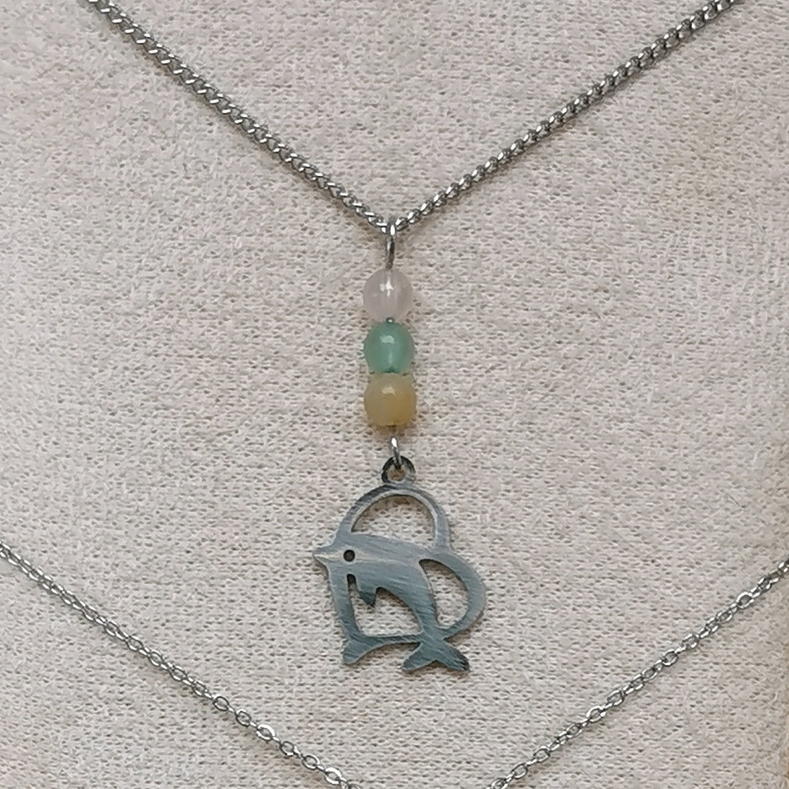 Collier Arc-en-Ciel – Aventurine Multicolore