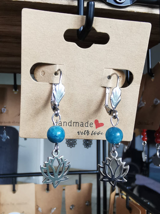 Boucles d'oreilles Lotus