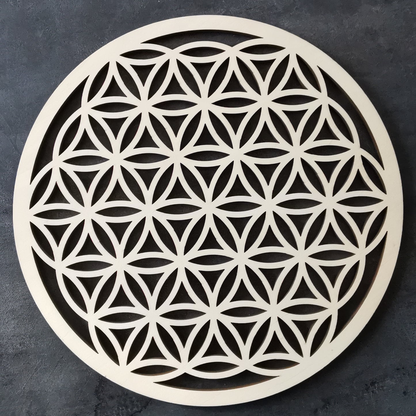 Fleur de vie en bois - Offre pour 3 petites achetées avec le code FDV3