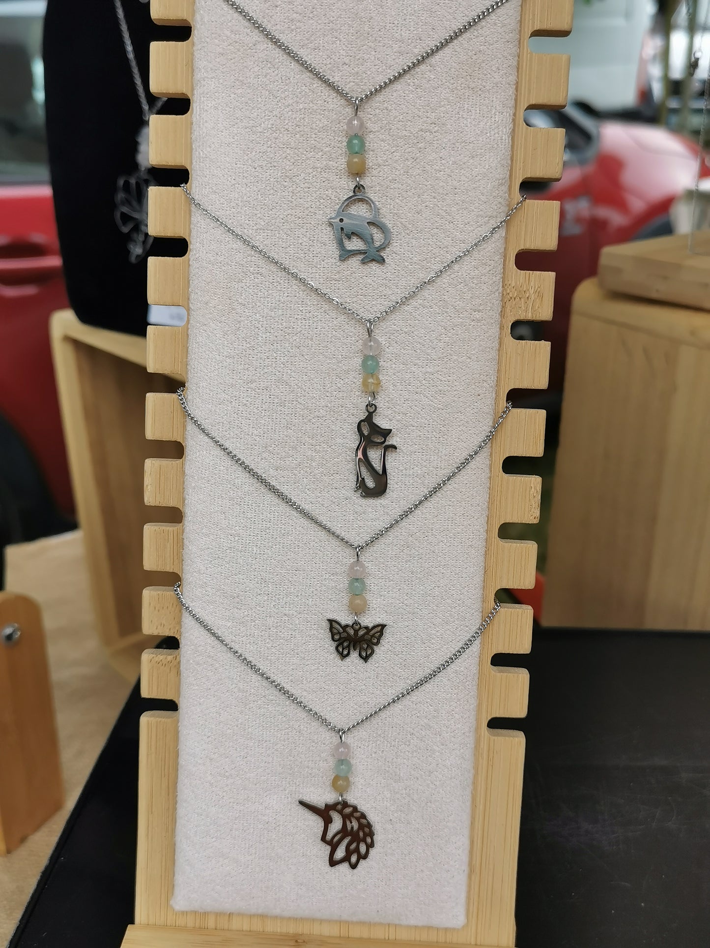 Collier Arc-en-Ciel – Aventurine Multicolore