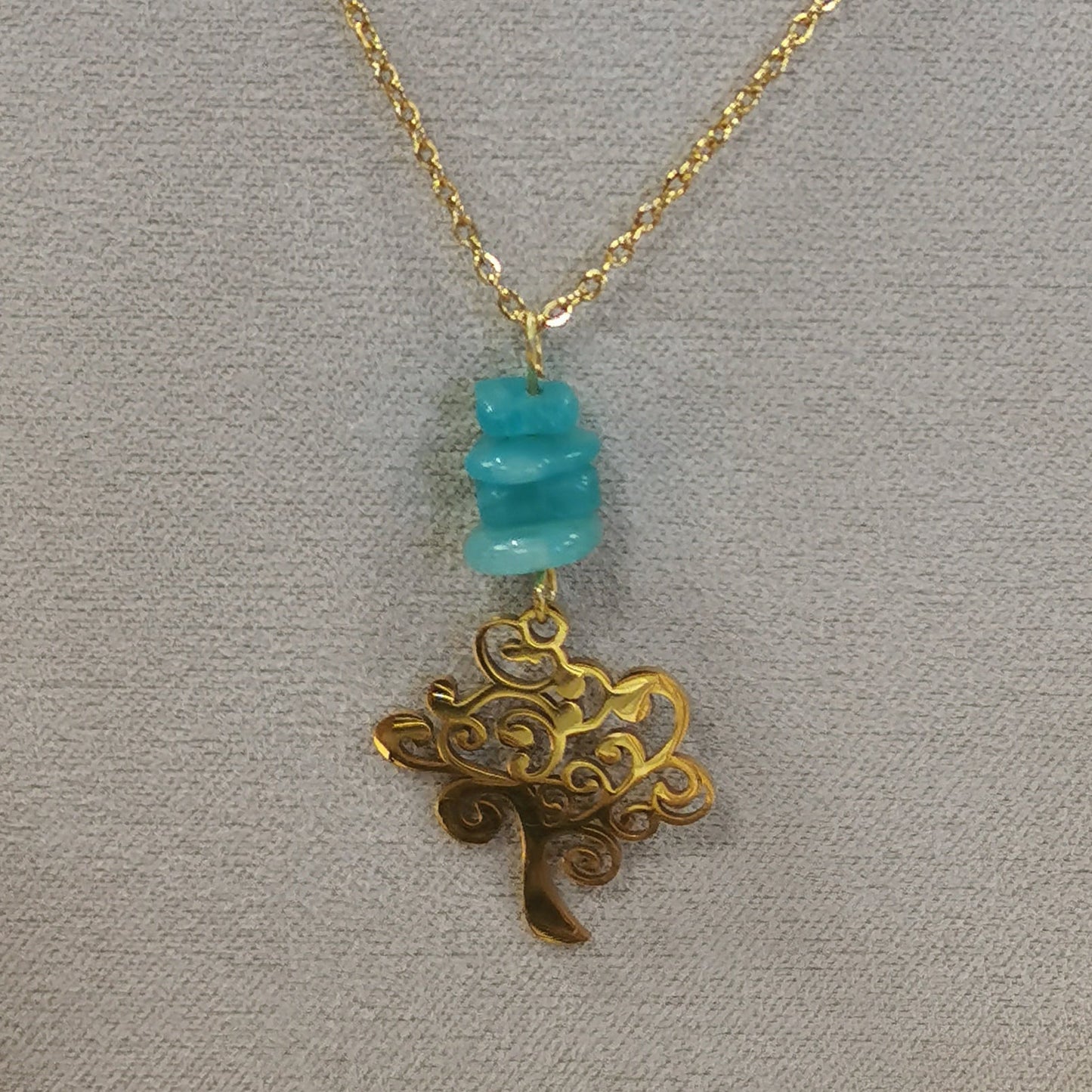 Collier Arbre de Vie - Pierres naturelles