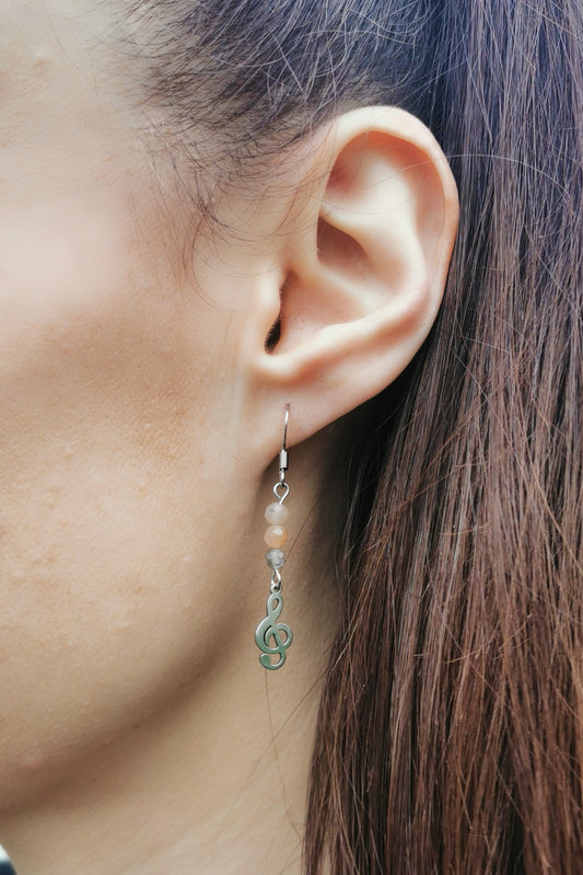 Boucles d'oreilles Sonate - Pierre naturelle