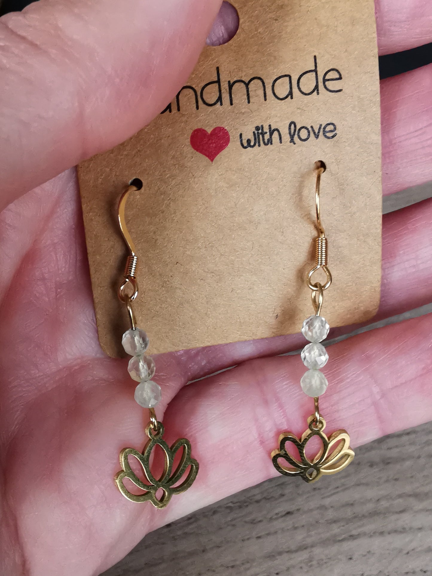 Boucles d'oreilles Lotus