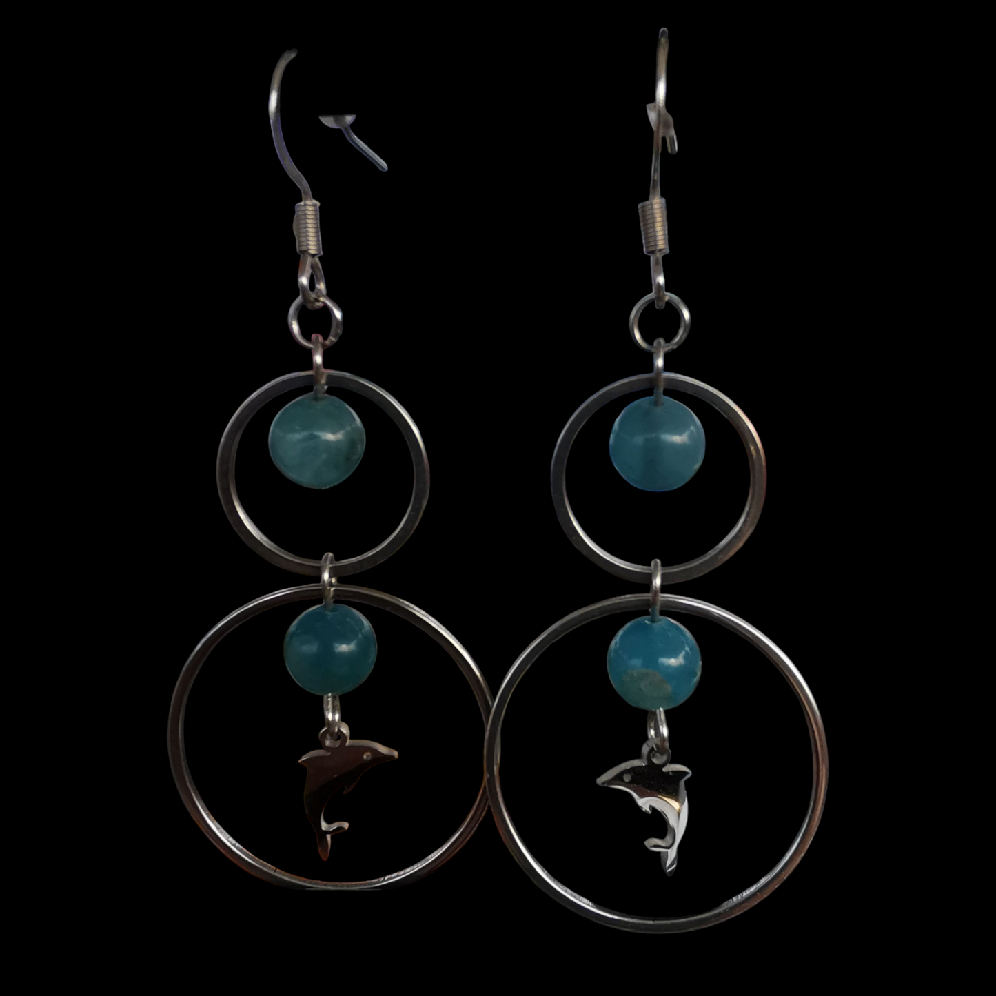 Boucles d'oreilles Anima - pierre naturelle