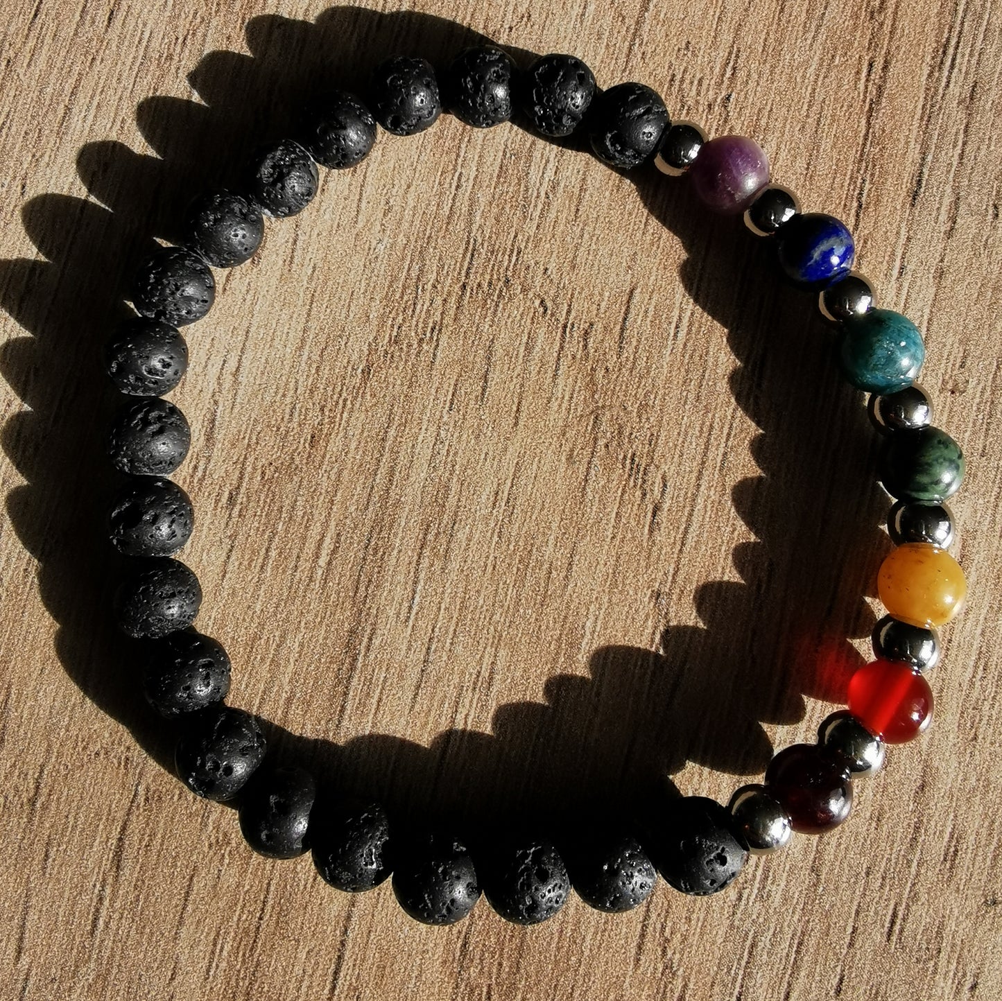 Bracelet 7 chakras pierres naturelles