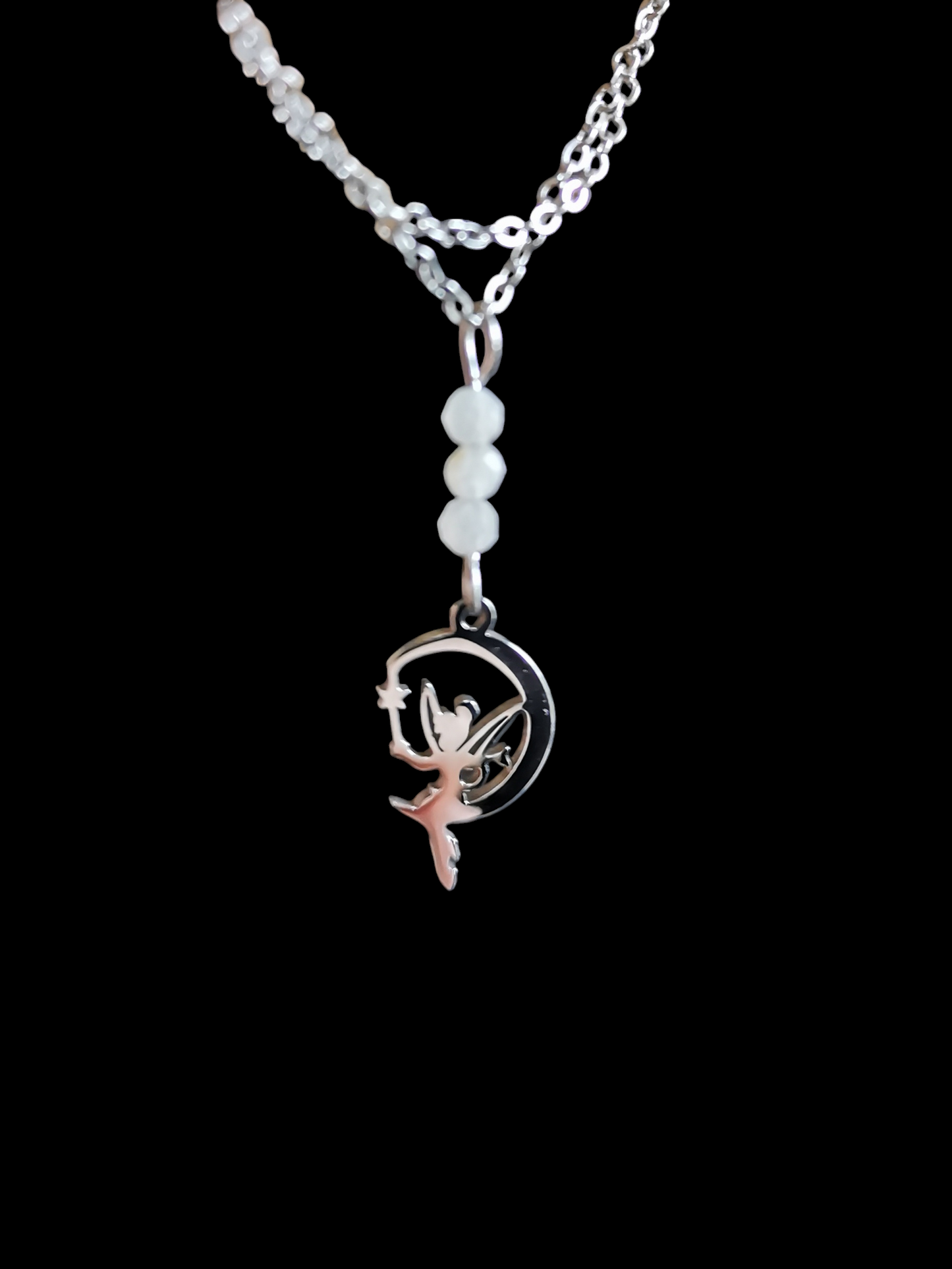 Collier Lune Enchantée en pierres naturelles