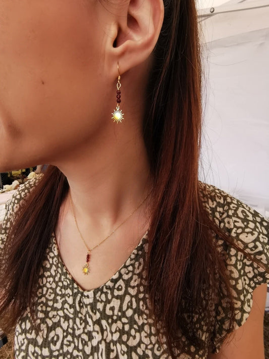 Parure Soleil Éternel - Pierres naturelles