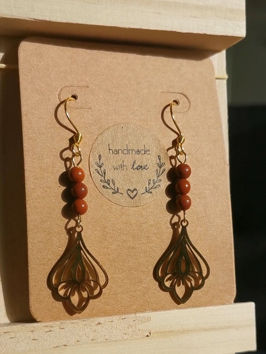 Boucles d'oreilles pierres naturelles