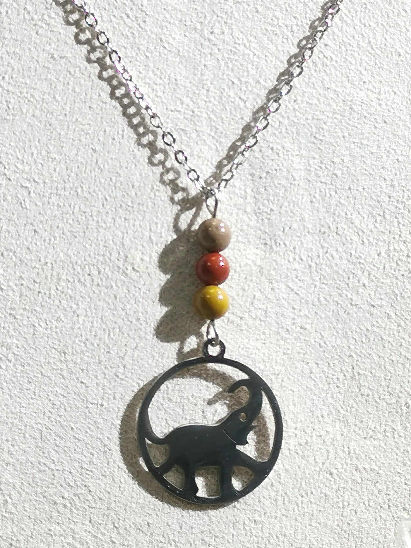 Collier Savane Eléphant