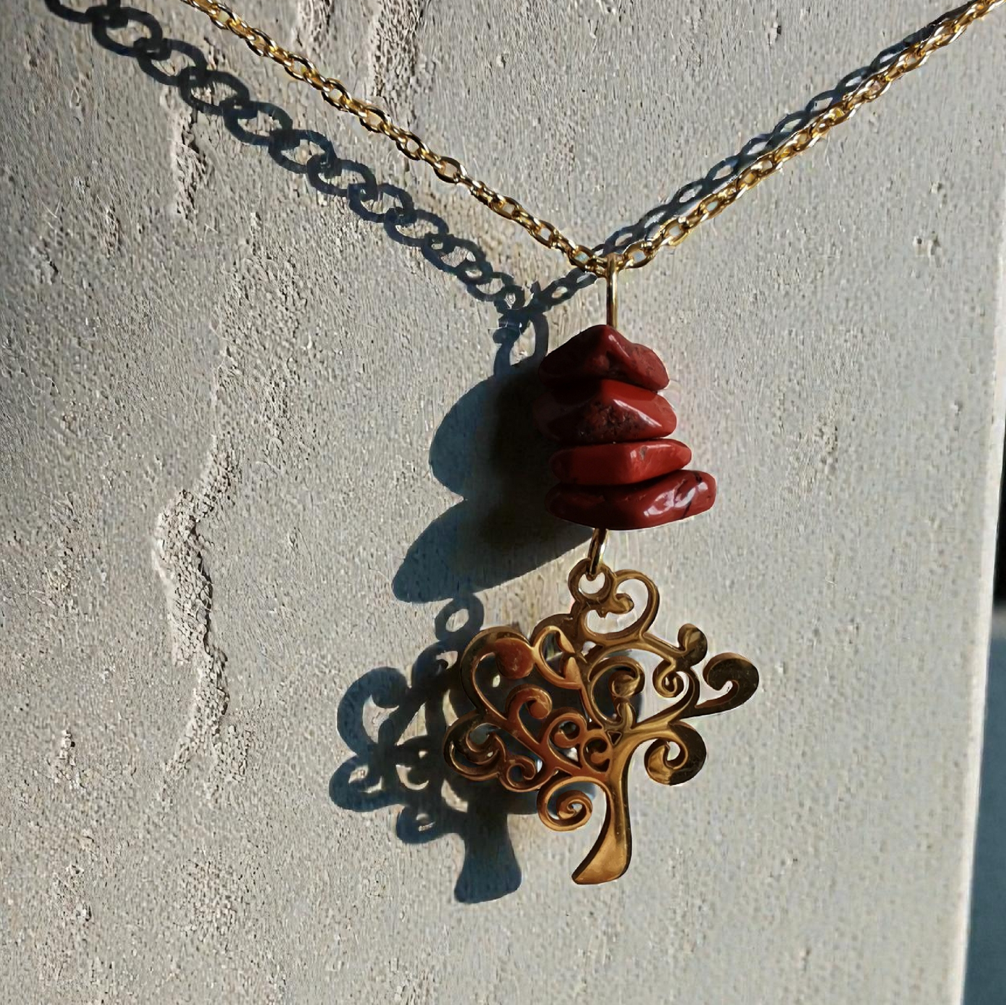 Collier Arbre de Vie - Pierres naturelles