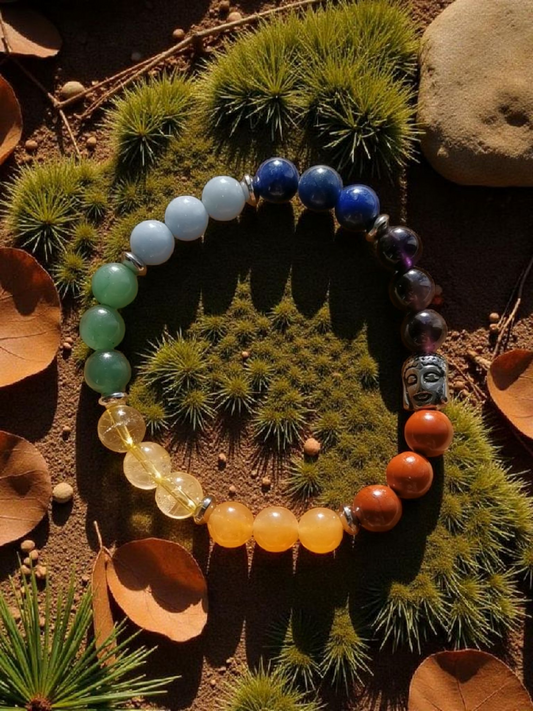 Bracelet 7 chakras pierres naturelles