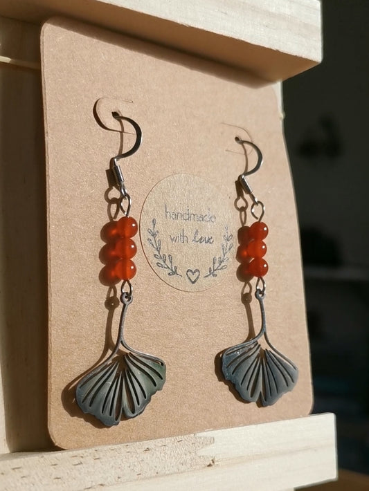 Boucles d'oreilles Gincko