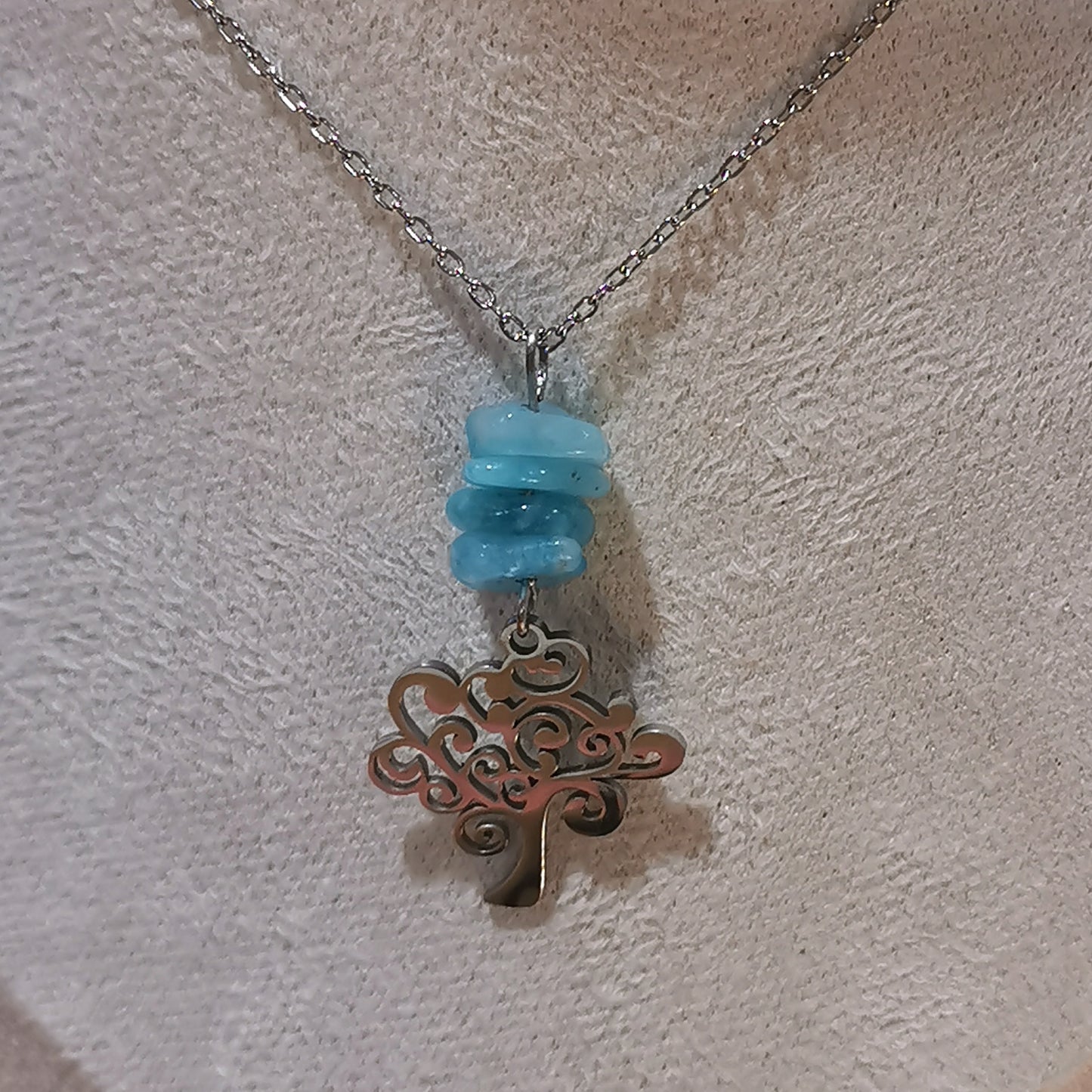 Collier Arbre de Vie - Pierres naturelles