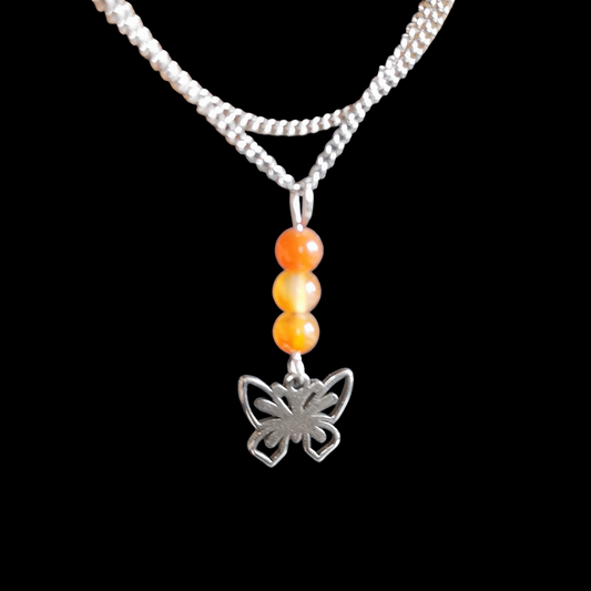 Collier Jardin Secret en pierres naturelles