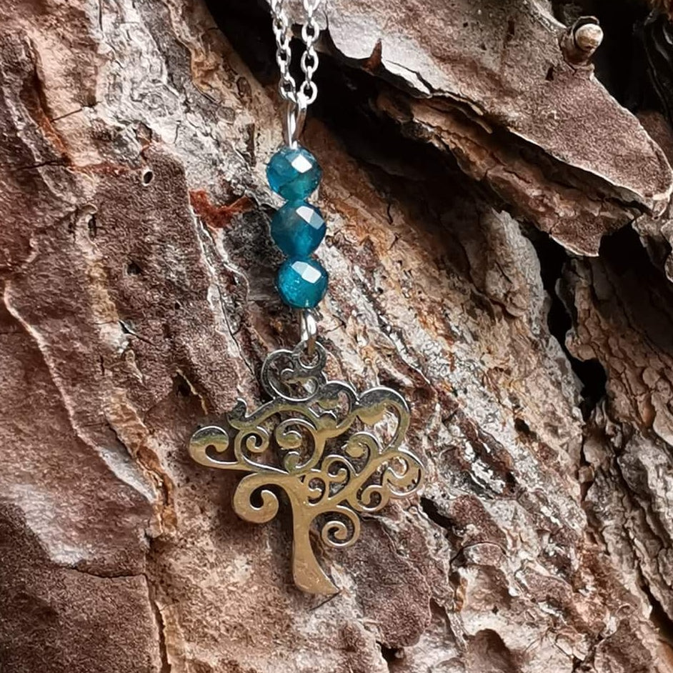 Collier Arbre de Vie - Pierres naturelles
