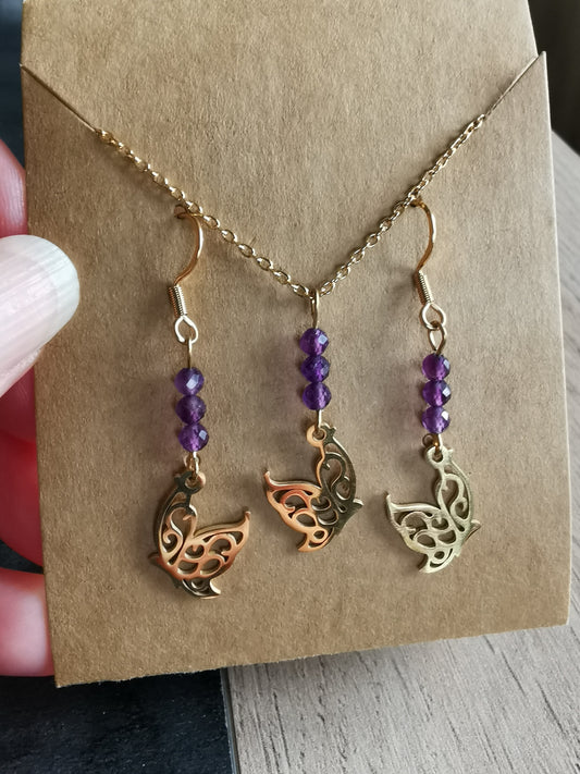 Parure Papillon des Bois