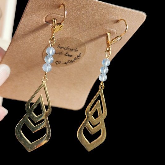 Boucles d'oreilles en pierres naturelles