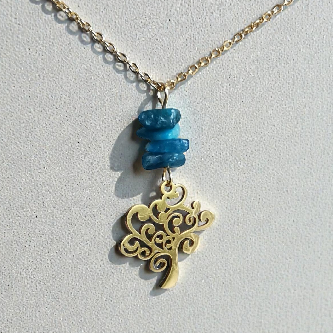 Collier Arbre de Vie - Pierres naturelles