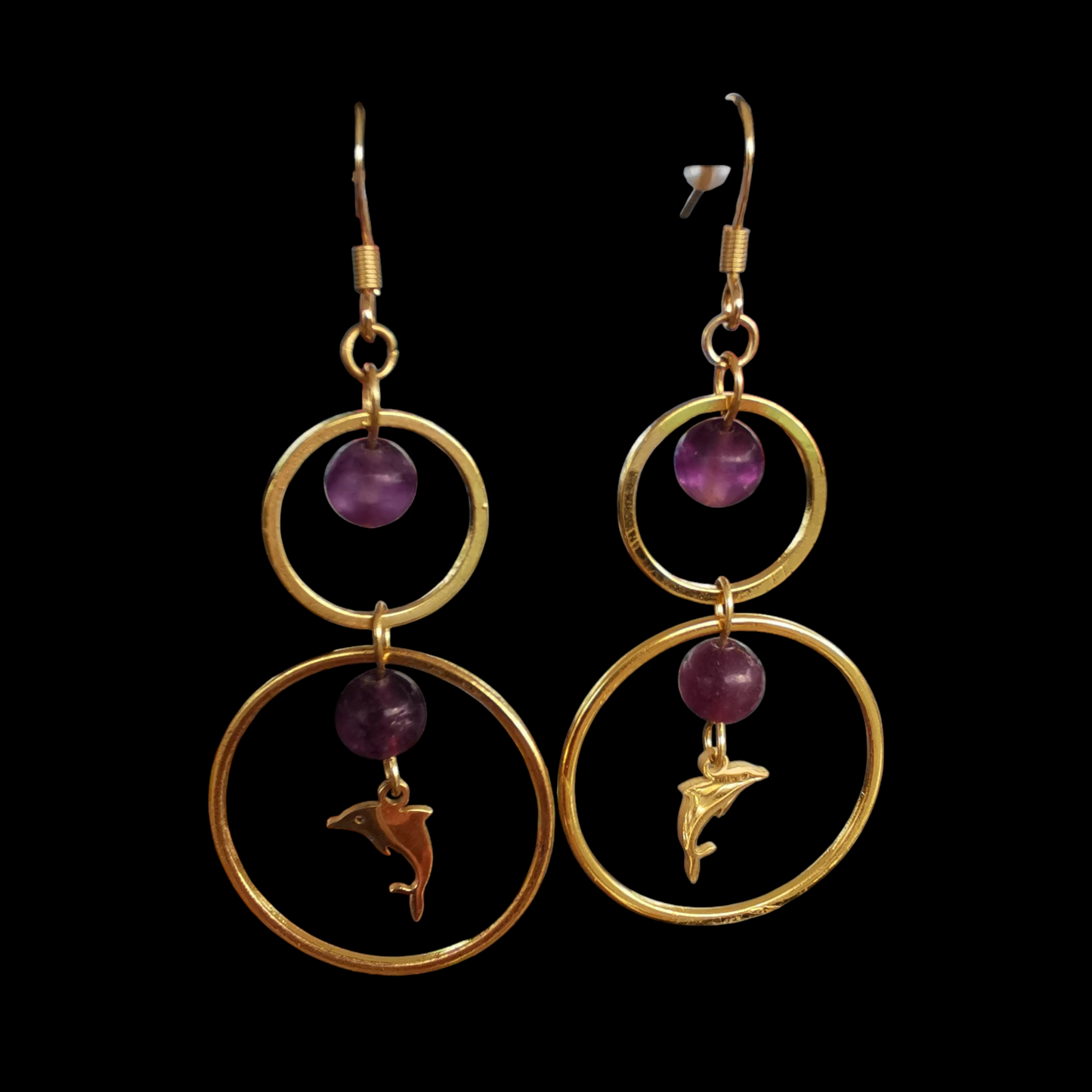Boucles d'oreilles Anima - pierre naturelle