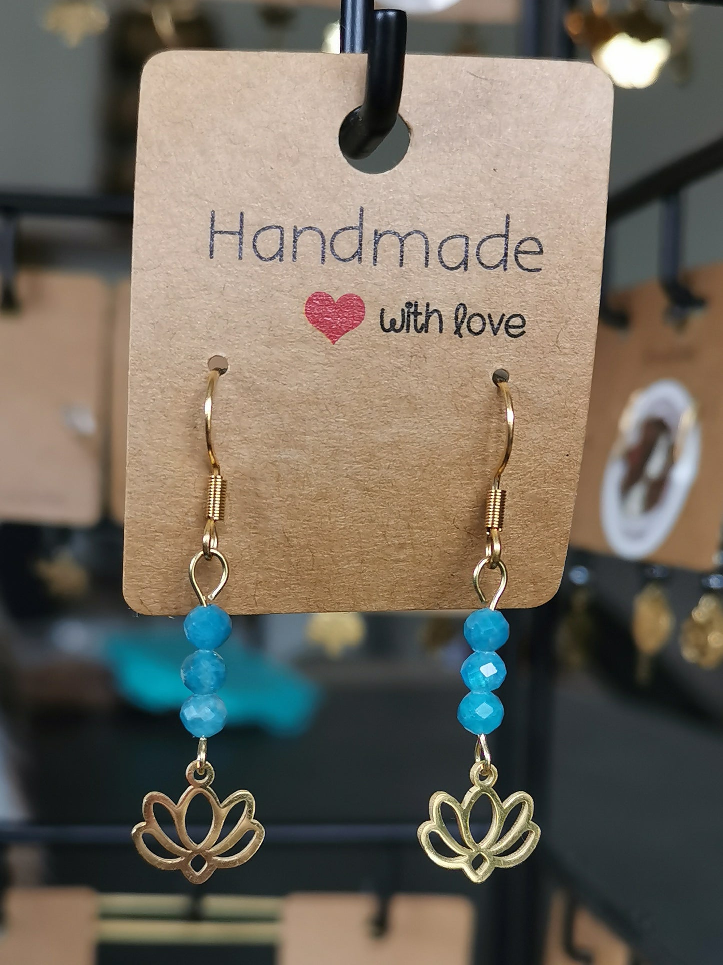 Boucles d'oreilles Lotus