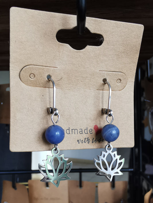 Boucles d'oreilles Lotus