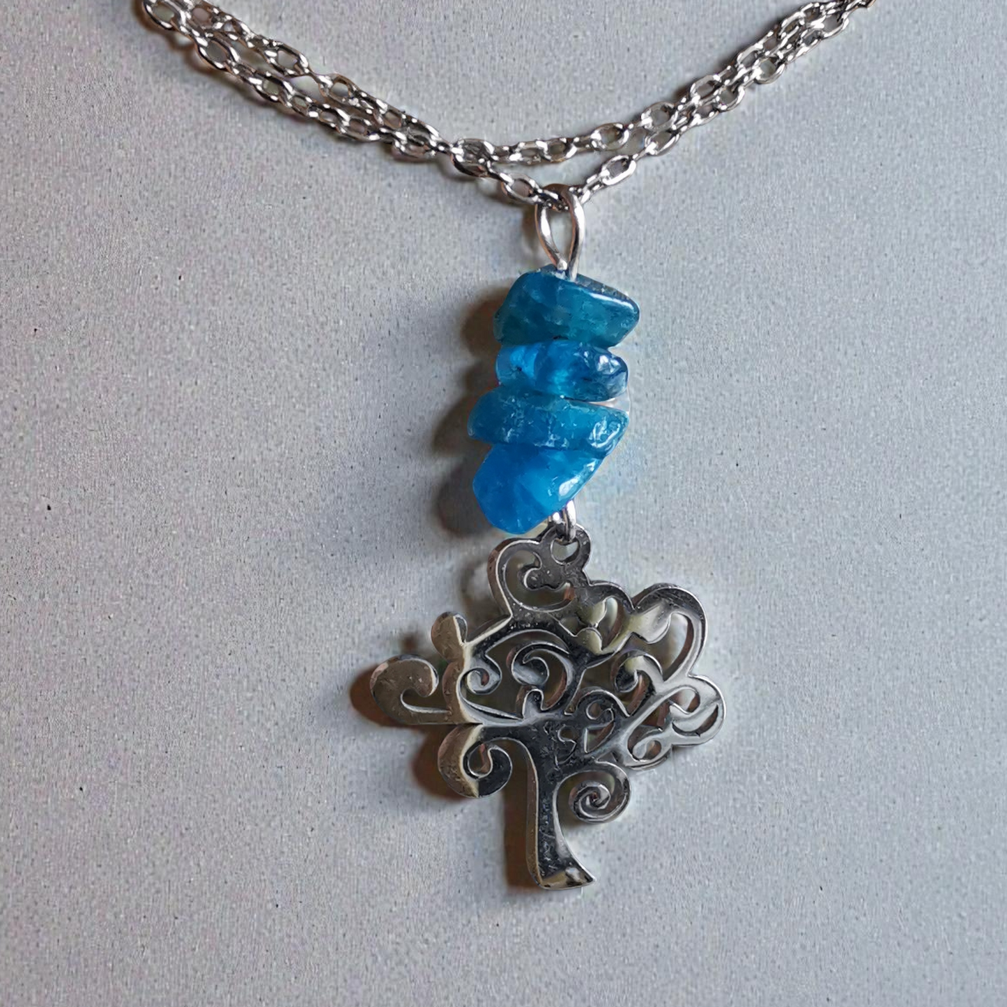 Collier Arbre de Vie - Pierres naturelles