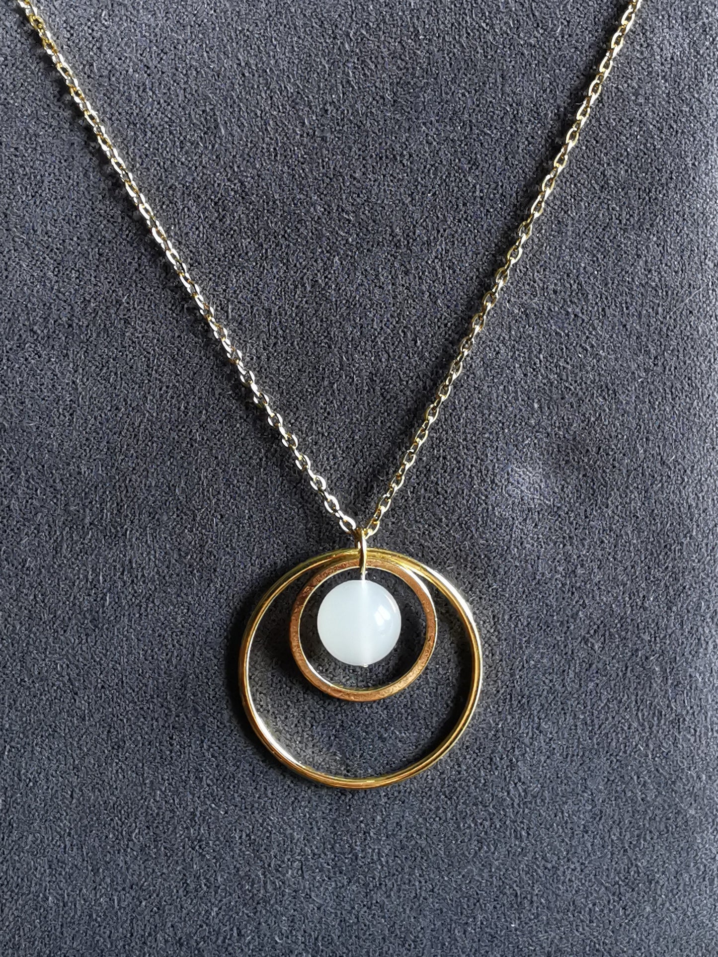 Collier Saturne - Pierres naturelles