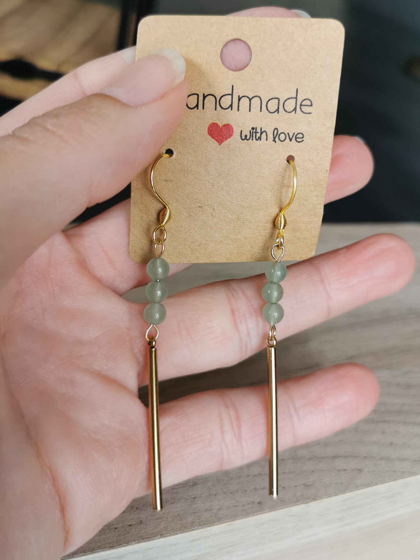 Boucles d'oreilles Radiance en pierres naturelles